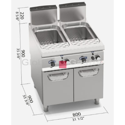 Vařič těstovin Bertos SG9CP80 | Bertos 117099681